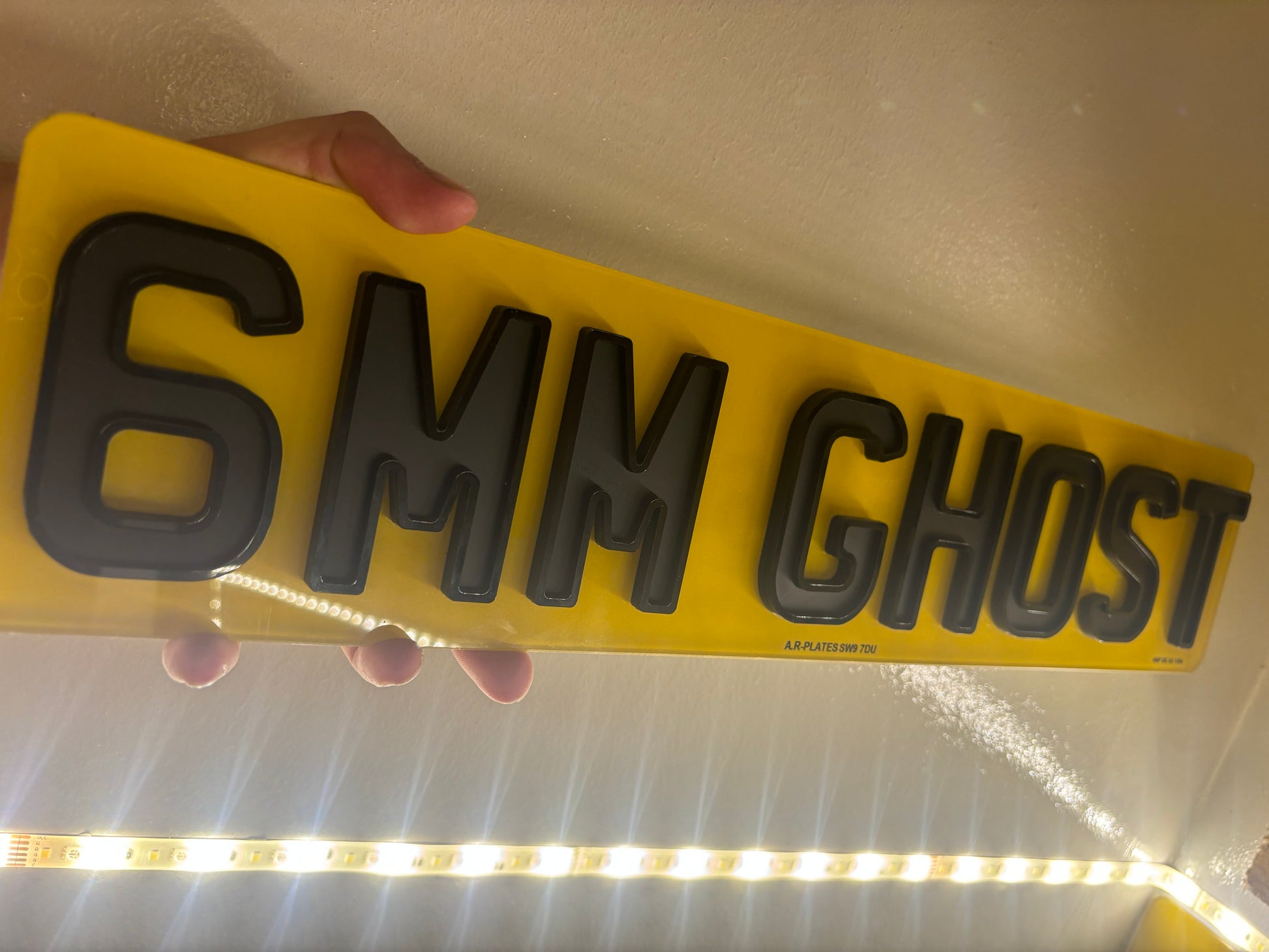 4D 6mm Matt Ghost Plate Set